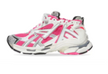 Women's Balenciaga Runner Sneaker in pink and white