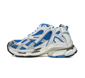 Men's Balenciaga Runner Sneaker in white and blue