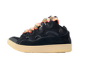 Women's/Men's Lanvin Leather Curb Black Sneakers