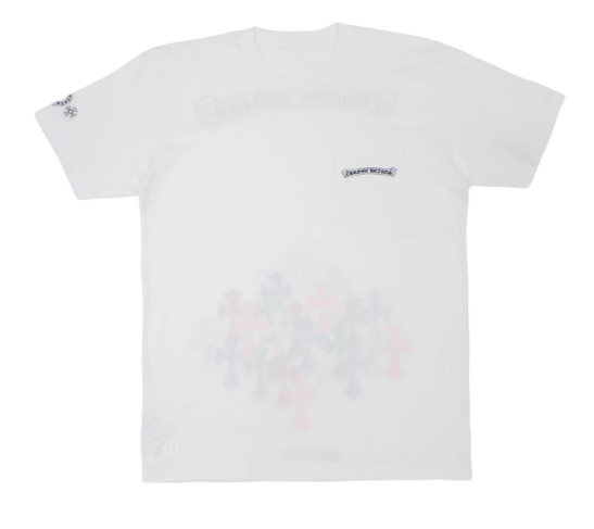 Men's Chrome Hearts Multi Color Cross T-shirts