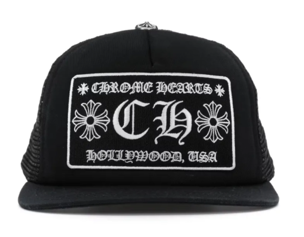 Chrome Hearts Hollywood Trucker Hat Black
