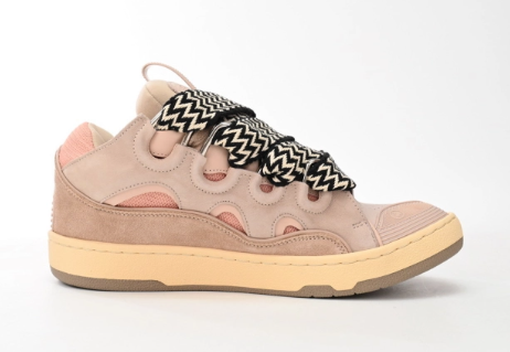 Women's/Men's Lanvin Leather Curb Pink Sneakers