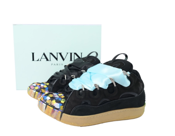 Women's/ Men's Lanvin Leather Curb Sneakers x Gallery Dept
