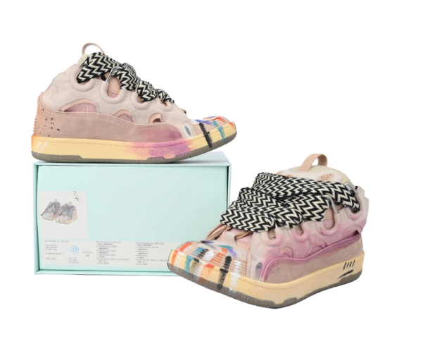 Women's/Men's Gallery Dept. x Lanvin Curb Light Pink Sneakers