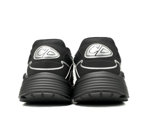 Men's Dior B30 Black Reflective Sneakers