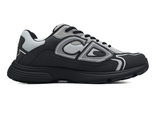 Men's Light and Dark Gray Dior B30 Sneakers