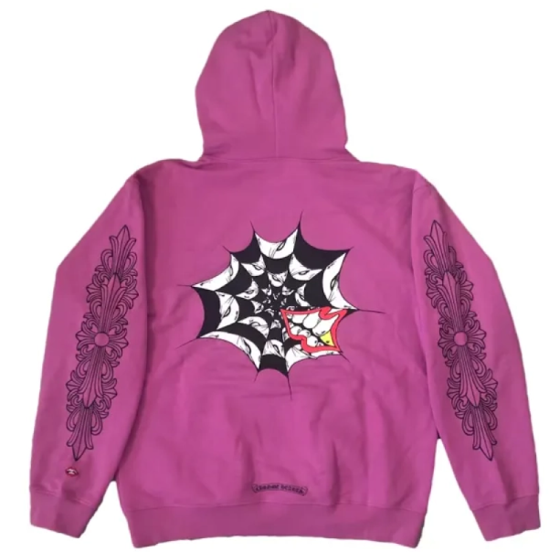 Men's Chrome Hearts Matty Boy Spider Web Hoodie