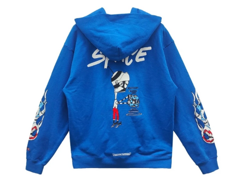 Men's Chrome Hearts Matty Boy Space Hoodie Blue